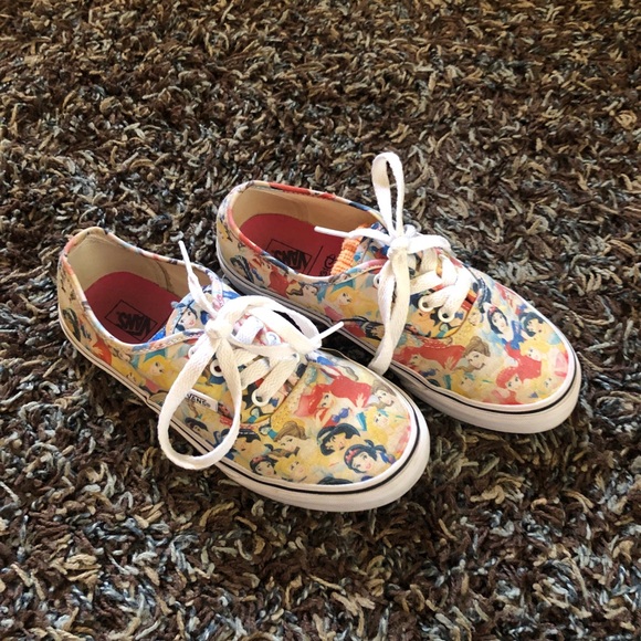 Vans Other - Disney Princess Vans Sneakers Shoes Size 3 Kids